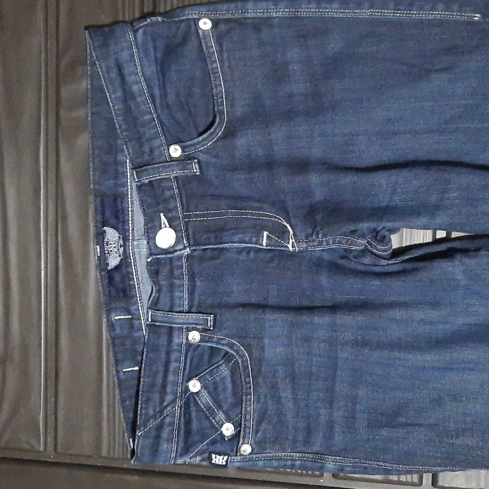 Boot Cut Rock and Republic DARK COLORED boot cut jeans size 28 waist 34 inseam